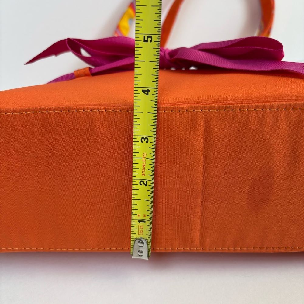 kate spade Orange & Pink Canvas Bow Tote - Picture 9 of 15